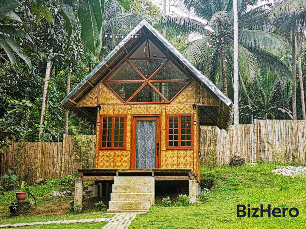 Areca Palm Hut