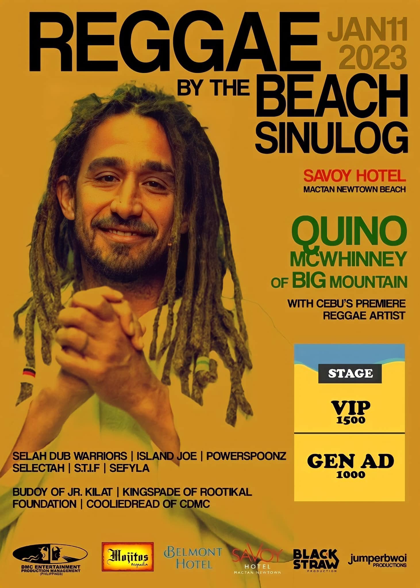 Reggae by the Beach Sinulog (Quinno McWhinny of Big Mountain)