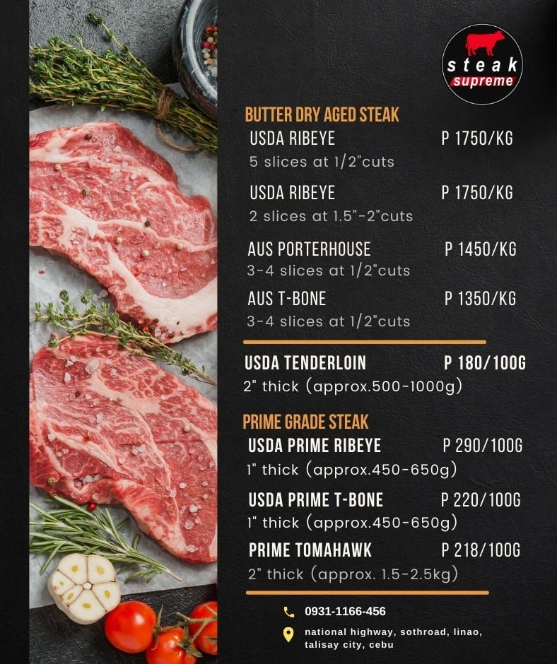 Steak Supreme | Meat Wholesaler in Cebu